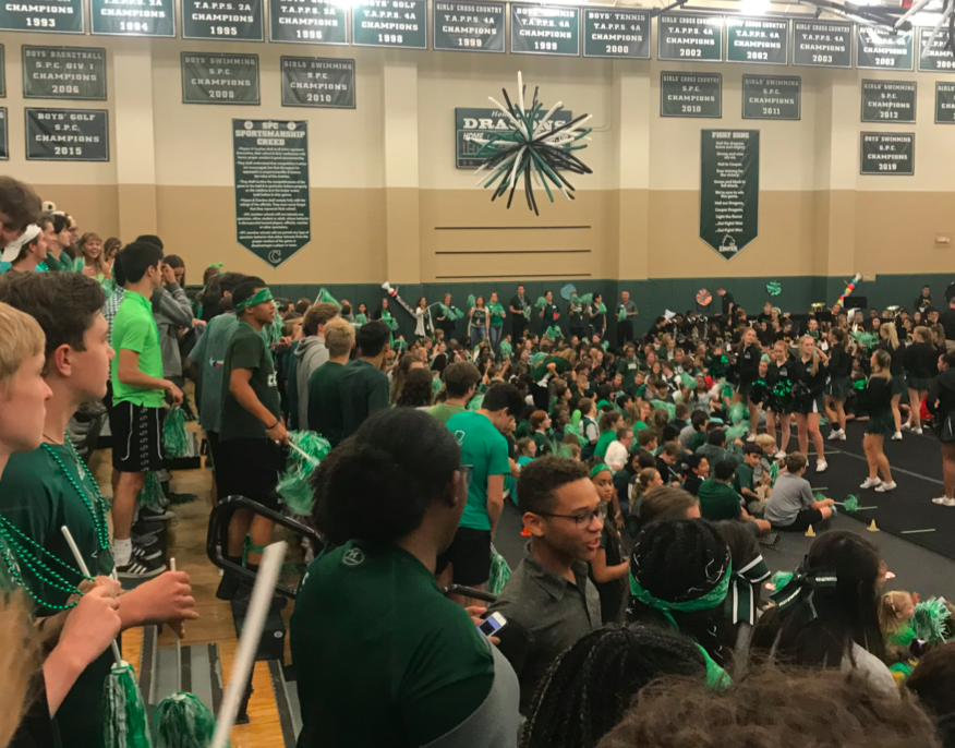 Coopers 2019 Homecoming pep rally, photo taken by Seb Plaza